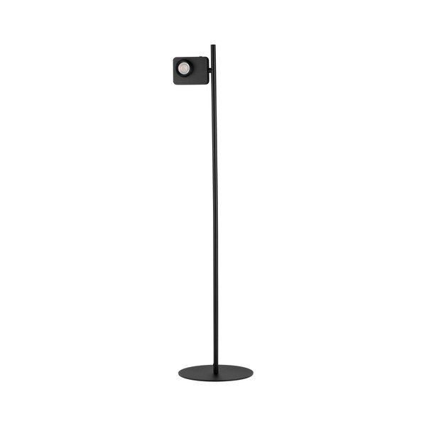 Must alumiiniumist LED-põrandalamp painduva/hämardatava konstruktsiooniga (kõrgus 131 cm) Kedros - Nova Luce