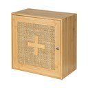 Puiduvärvi bambusest seinale esmaabikarp  30x30 cm Allegre – Wenko