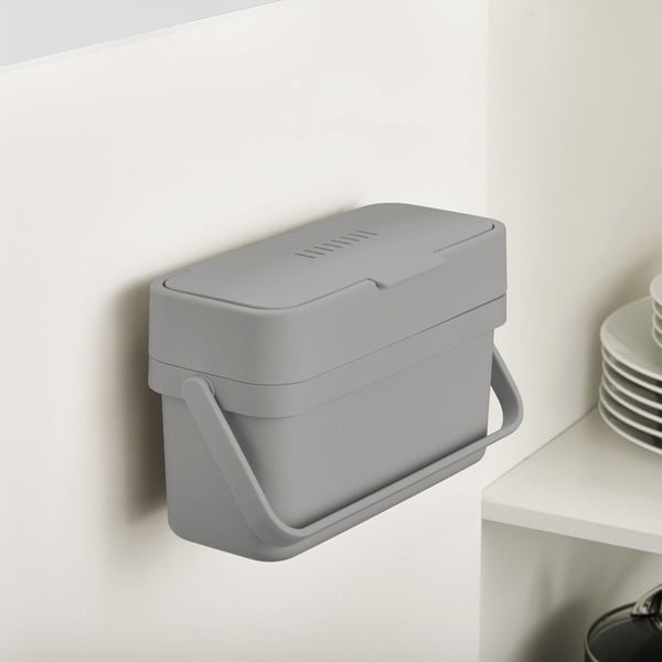 Hall komposteeritav jäätmekonteiner 4 l Duo - Joseph Joseph-image-3