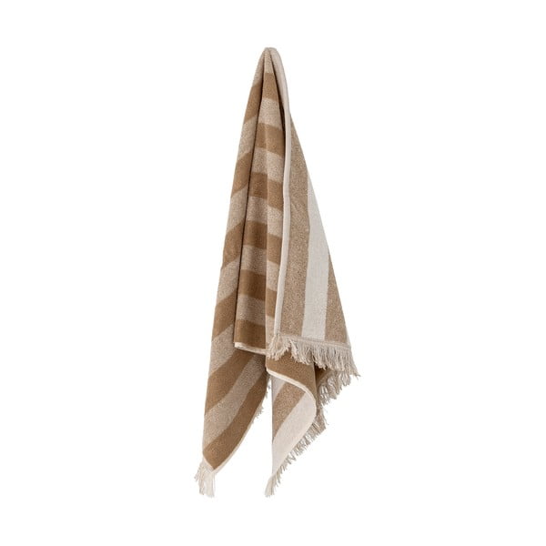 Pruun-beež puuvillane rätik 70x140 cm Elaia - Bloomingville-image-4