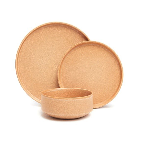 18-osaline oranž kivikeraamikast nõude komplekt Malia - Bonami Selection