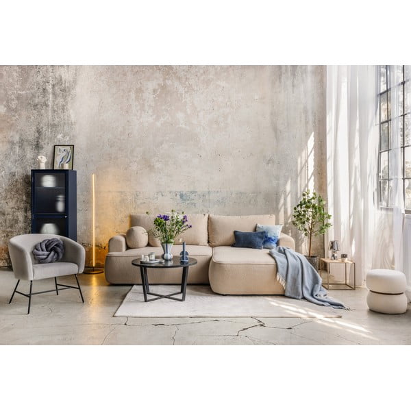 Heleroosa bukleekangast nurgadiivanvoodi (vasak nurk) Quinoa - Bonami Selection-image-1