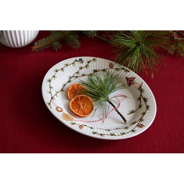 Portselanist kandik jõulumotiiviga 22,5x28,5 cm Hammershøi Christmas - Kähler Design-image-2