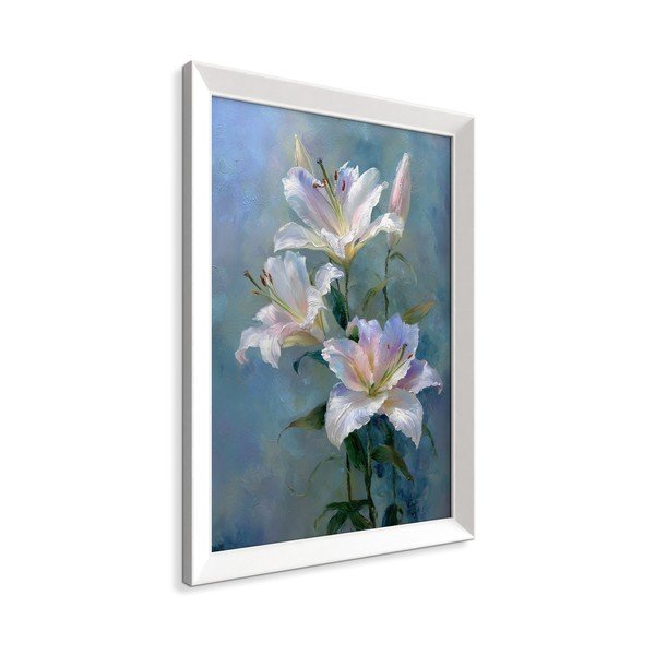 Trükitud pilt raamiga 56x75 cm Lilies - Styler-image-4
