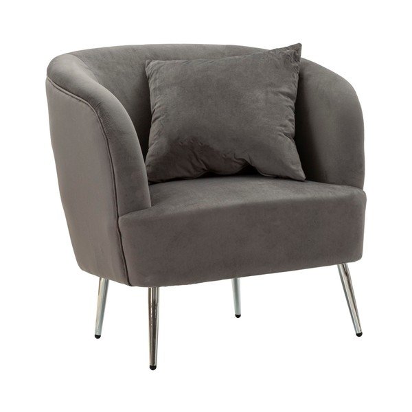 Hall sametist tugitool Silvery - Mauro Ferretti