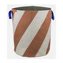 Tellisevärvi/kreem kangast pesukorv 5 l Diagonal - Mette Ditmer Denmark