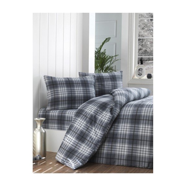 Povlečení na dvoulůžko Burberry Black, 200 x 220 cm