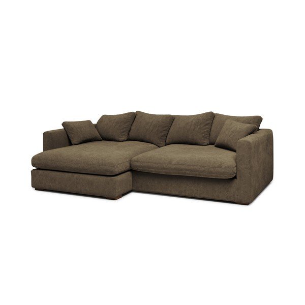 Helepruun nurgadiivan (vasakpoolne nurk) Comfy - Scandic-image-1