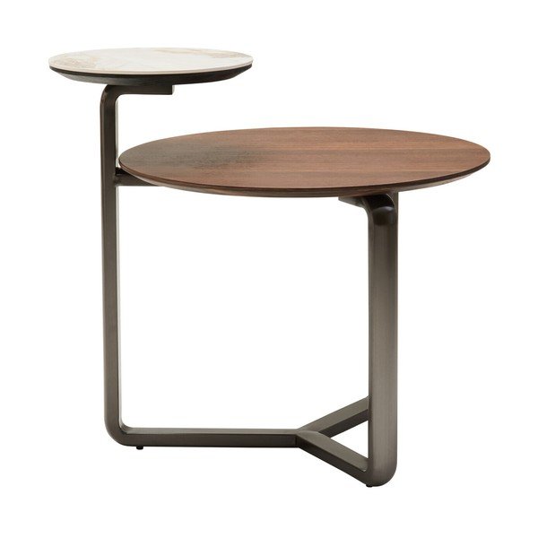 Pruun ümmargune kohvilaud eukalüptipuidust 55x67 cm Imperia - Premier Housewares-image-4