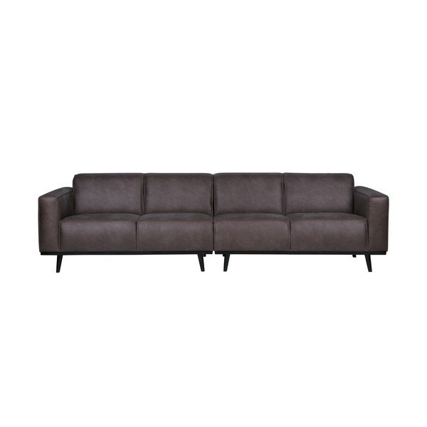 Tumehall kunstnahast diivan , 280 cm Statement - BePureHome
