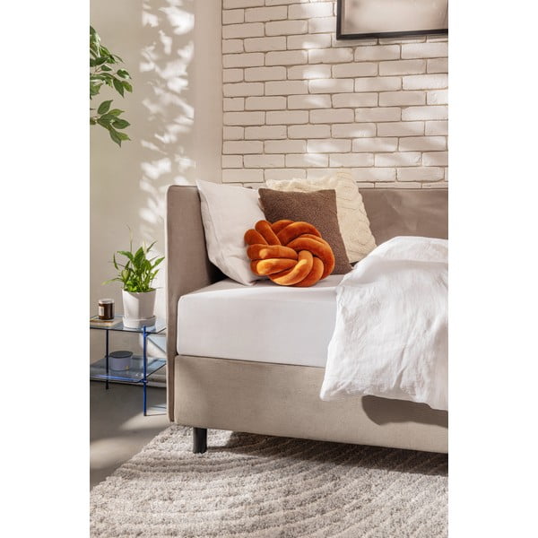 Taupe polsterdatud üheinimesevoodi koos panipaiga ja madratsiga 120x200cm Avela - Bonami Selection-image-3