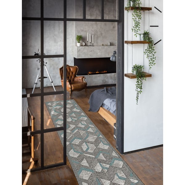 Hall-sinine jooksja , 55 x 115 cm Hypnotik - Floorita-image-1