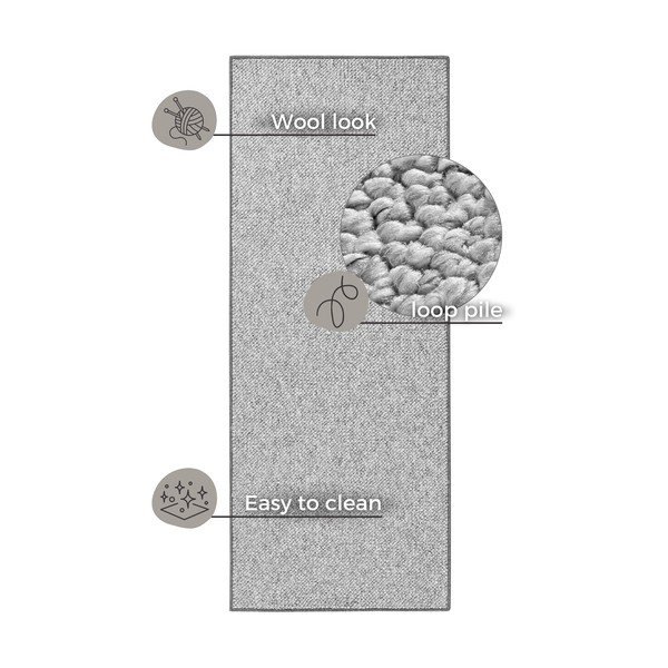 Hall koridorivaip 80x300 cm Wolly – BT Carpet-image-4