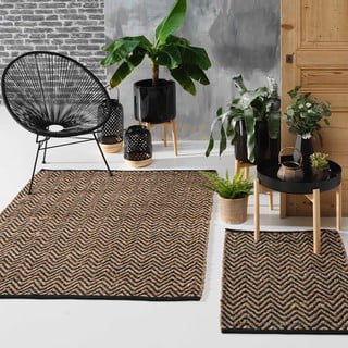 Must-puiduvärvi vaip 120x170 cm Zigzag - douceur d'intérieur