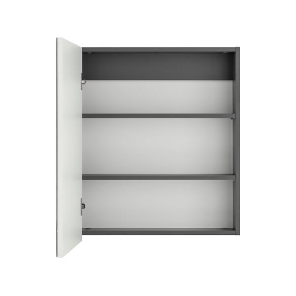 Seinale paigaldatav vannitoakapp koos peegliga , 60 x 70 cm Wisla - Støraa-image-2