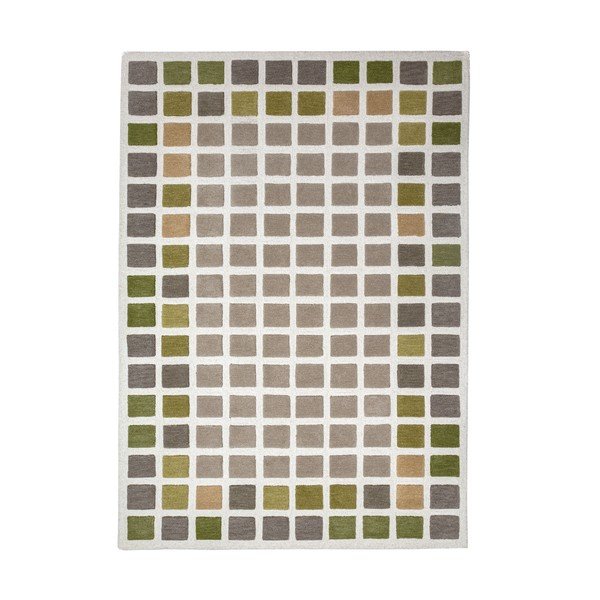 Roheline käsitsi kootud villane vaip 160x230 cm Renga Wool - Flair Rugs