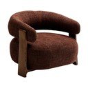 Pruun šenillist tugitool Granite - Kave Home