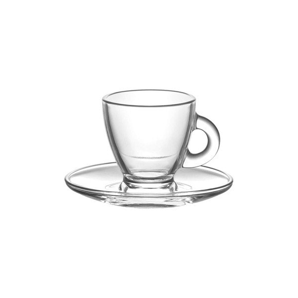 Klaasist tassid 6tk komplektis 95 ml - Hermia
