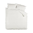 Valge pikendatud krepp-voodipesu kaheinimesevoodile 230x220 cm Seersucker Frill - Catherine Lansfield