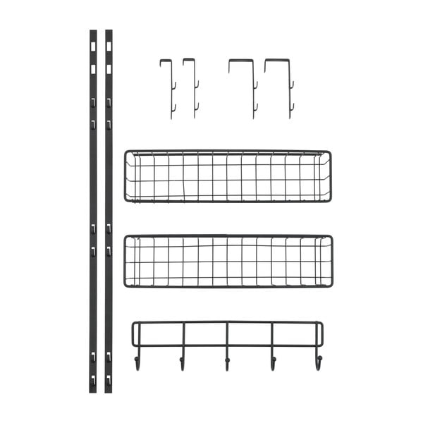 Uksele riputatav riiul Riiul Must - Wenko-image-4