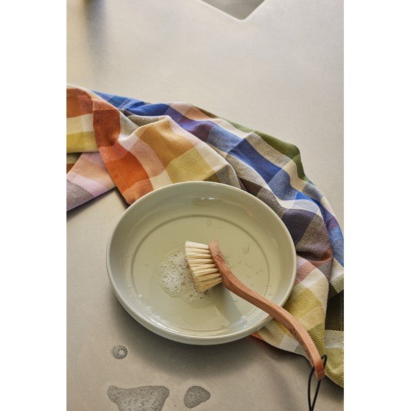 Kreemvalge sügav keraamiline taldrik ø 23 cm Amare - Hübsch-image-3