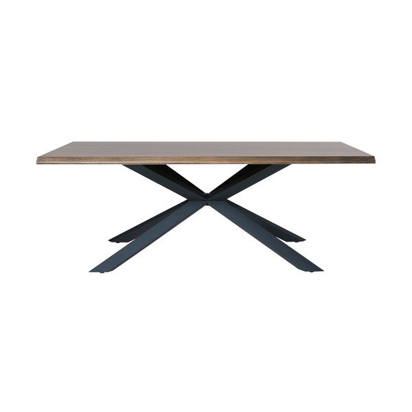 Tammedekooriga söögilaud 100x200 cm Arno - Unique Furniture-image-1