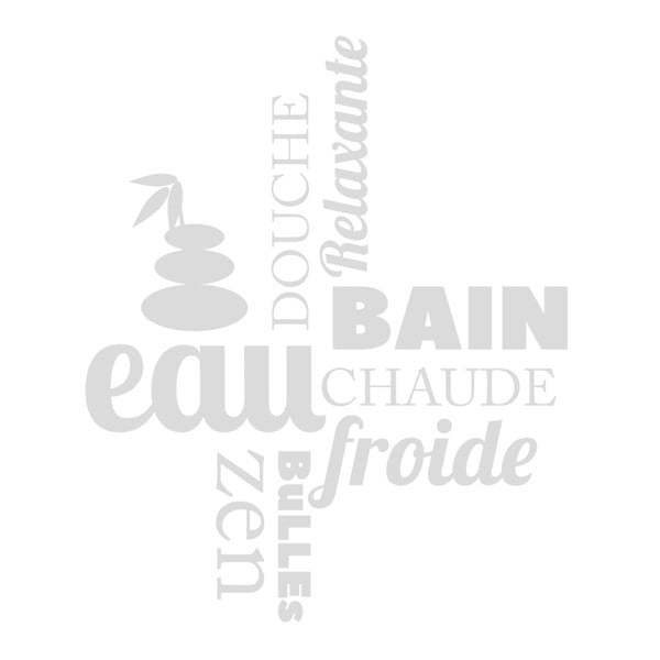 Zen veekindel dušikleebis, 55 x 65 cm - Ambiance-image-1