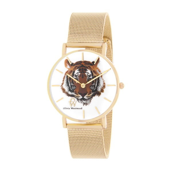 Dámské hodinky s řemínkem ve zlaté barvě Olivia Westwood Hanna