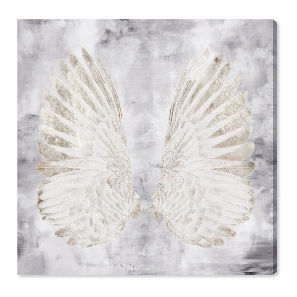 Obraz Oliver Gal My Amethyst Angel Wings, 40 x 40 cm