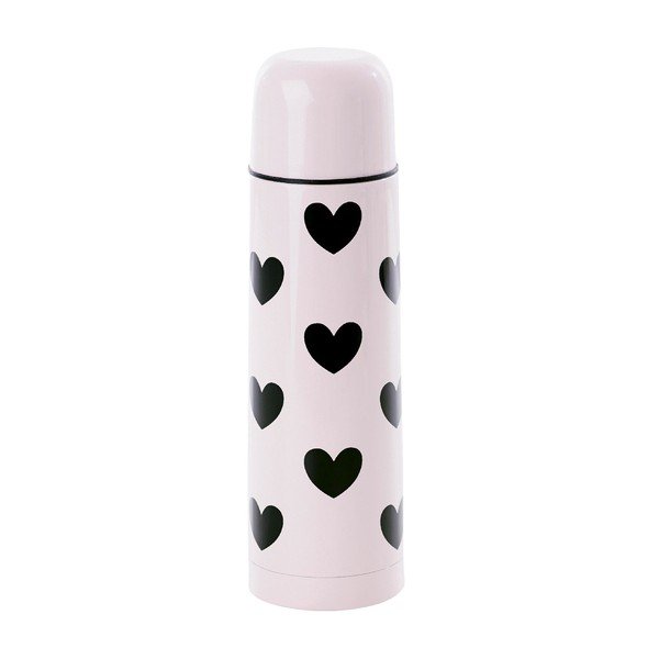 Termoska Miss Étoile Rose Hearts, objem 0,5 l