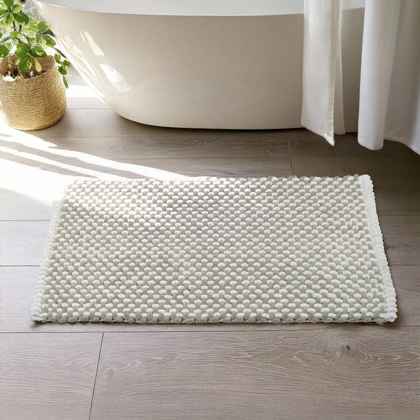 Beež tekstiilist vannitoamatt 50x80 cm Covelo - Wenko-image-1