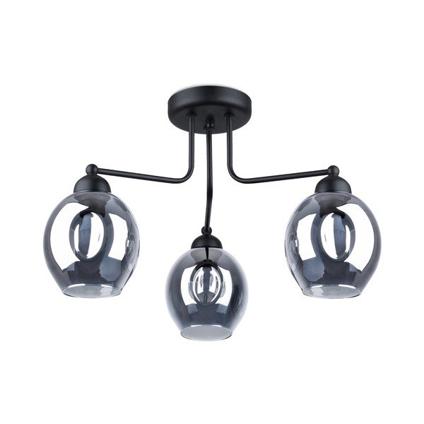 Must rippvalgusti klaasist varjuga Garten - Sollux