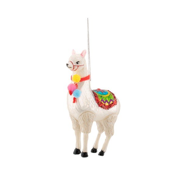 Klaasist jõuluehe, 9 cm Llama – Sass & Belle