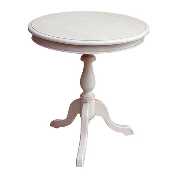 Dřevěný kulatý stůl Vintage, 60x65x60 cm