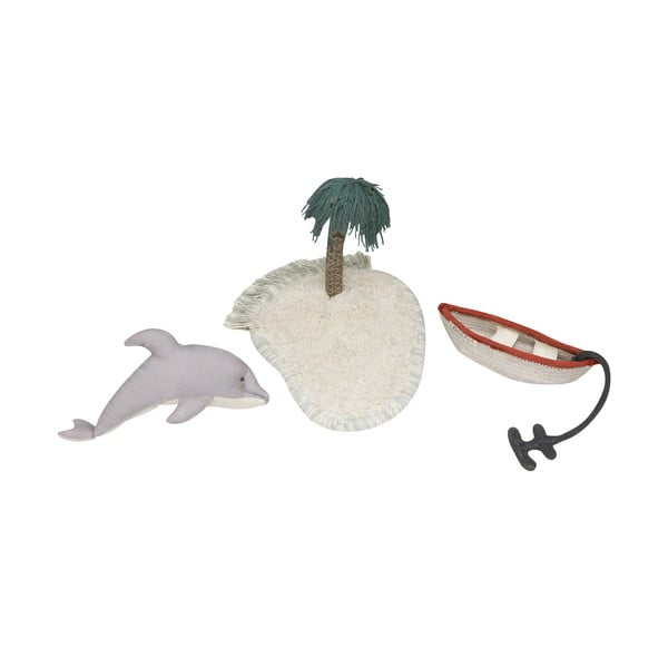 Mündivärvi puuvillane laste mänguvaip 90x130 cm Waves - Lorena Canals-image-4