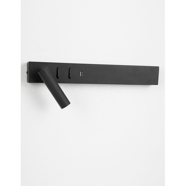 Matt must metallist LED-seinalamp painduva konstruktsiooniga/USB-pordiga Vida - Nova Luce-image-3