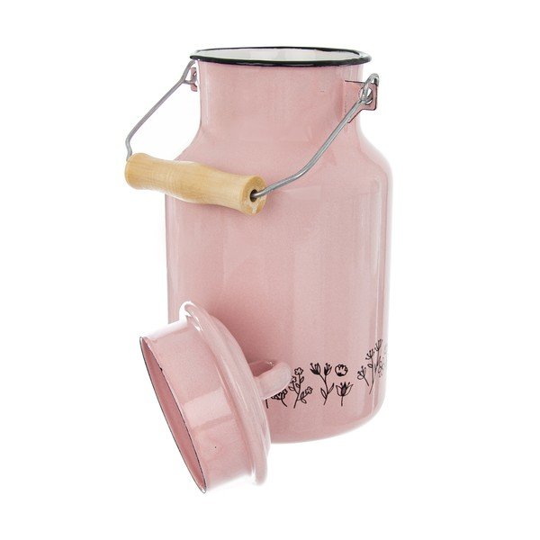 Roosa emailist piimakann Meadow, 2 l - Orion-image-2