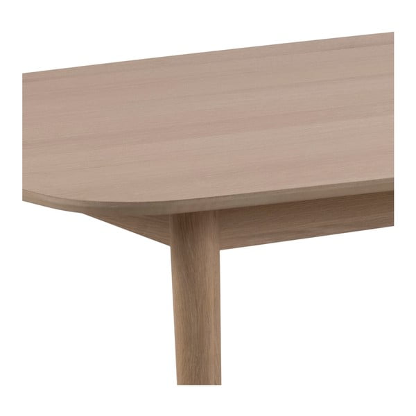 Kokkupandav söögilaud tammeplaadiga 210x100 cm Aston - Actona-image-2