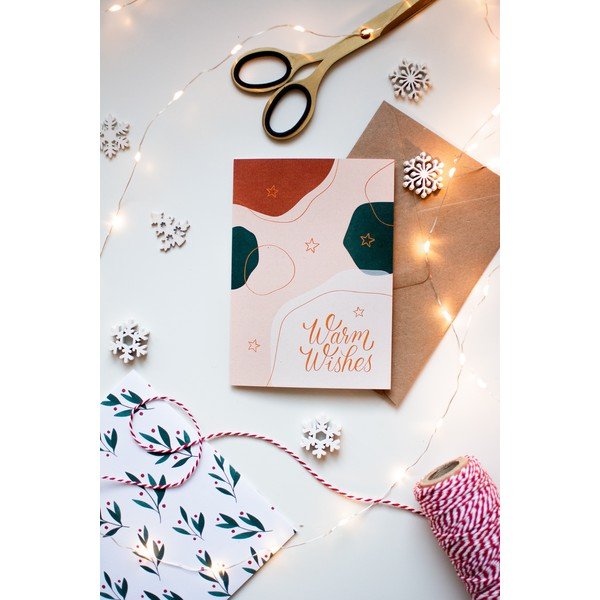 Tervituskaardid jõulumotiividega 10,5x15 cm Warm Wishes – Printintin-image-1