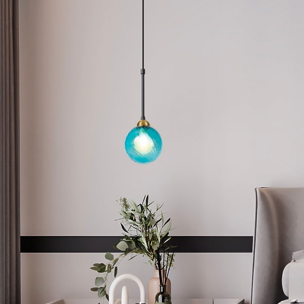 Sinine rippvalgusti ø 12 cm Twister - Squid Lighting-image-2