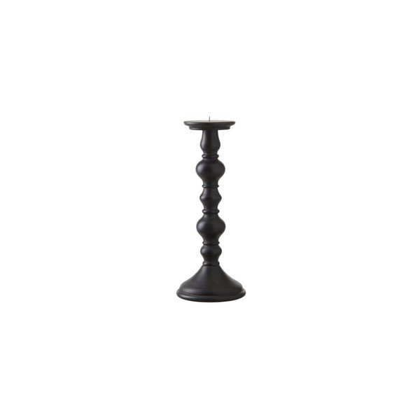 Stojan na svíčku Solido Black, 38 cm