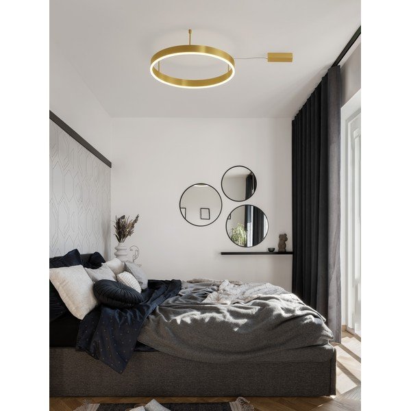 Alumiiniumist hämardatav LED-laevalgusti messingivärvis Motif - Nova Luce-image-1