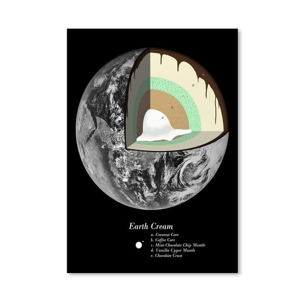 Plakát Earth Cream od Florenta Bodart, 30x42 cm