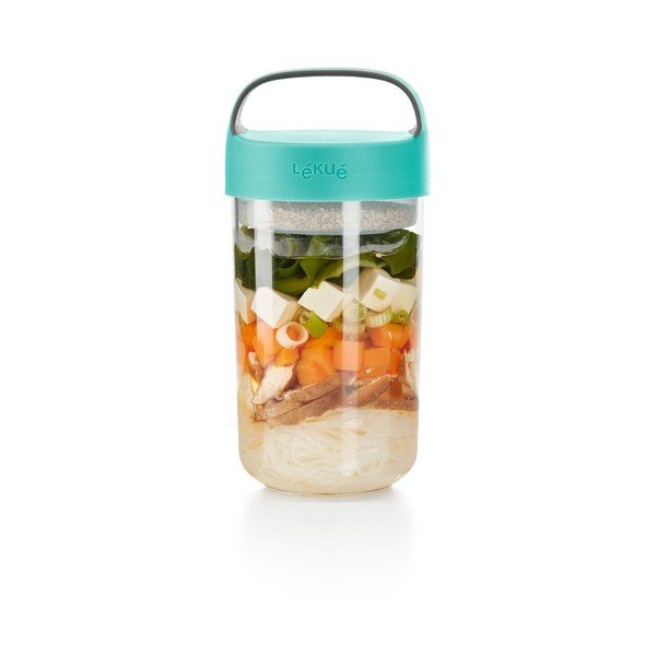 Türkiissinise kaanega supipurk , 600 ml To Go - Lékué