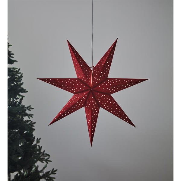 Punane rippuv valgustus, kõrgus 75 cm Clara - Markslöjd
