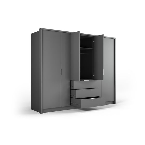 Hall riidekapp 255x217 cm Wells - Cosmopolitan Design-image-3