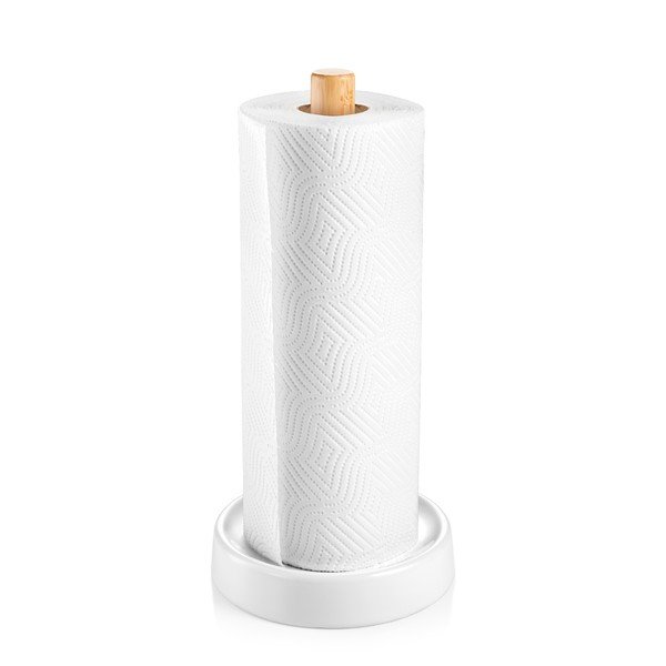 Valge keraamika majapidamispaberi stend ø 15 cm Online – Tescoma-image-1