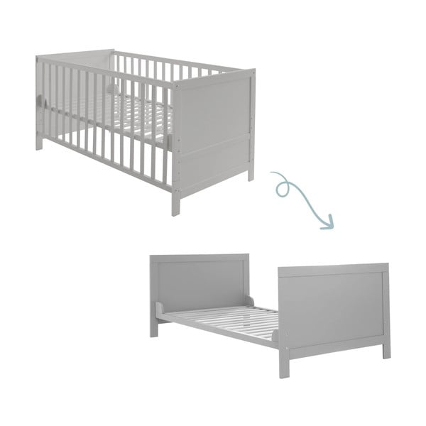 Helehall võrevoodi 70x140 cm - Roba-image-3