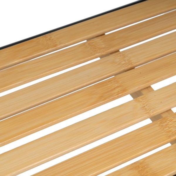 Must-bambusest riiul 41x77 cm - Casa Selección-image-2