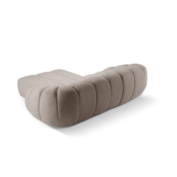 Beež sametist nurgadiivan (parem nurk) Diana - Micadoni Home-image-3